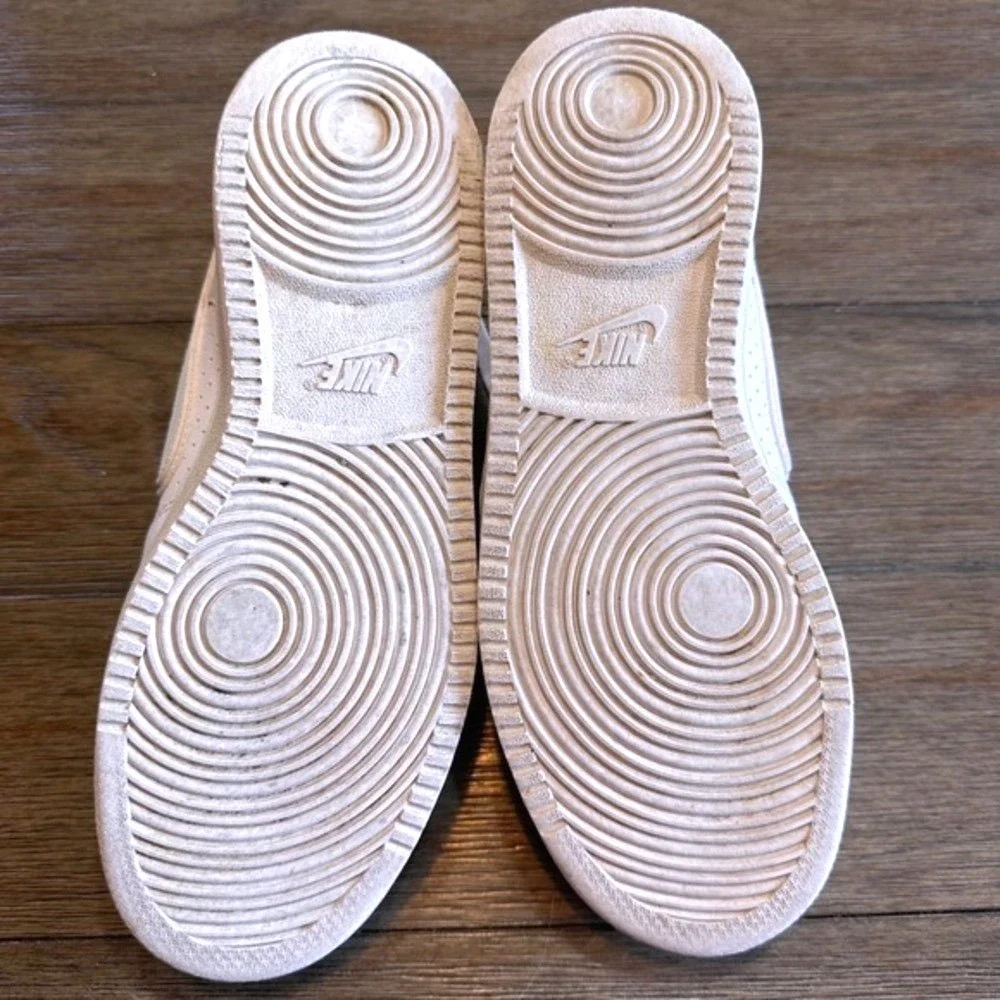 Nike Son of Force‎ Low GS White White Sneakers 615153-109 Mens 7Y Womens 8.5